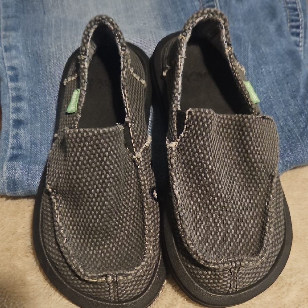 Sanuk Gray Vagabond Slip-On Shoes
